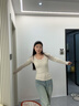 佐敘純欲風(fēng)大U領(lǐng)長(cháng)袖打底衫女秋冬內搭簡(jiǎn)約修身顯瘦百搭長(cháng)袖低領(lǐng)上衣 杏色 L （100-115斤） 曬單實(shí)拍圖