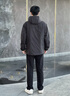 森馬（Semir）王安宇同款棉服男發(fā)熱科技棉外套三防保暖棉衣25新款冬裝連帽上衣 黑色90001 M 曬單實(shí)拍圖