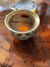蘇氏陶瓷（SUSHI CERAMICS）青花永樂(lè )鎏銀茶杯主人杯個(gè)人杯品茗杯功夫茶杯教師節禮物J0641 曬單實(shí)拍圖