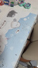 得力（deli）幽幽家族聯(lián)名鼠標墊 800*300mm大號辦公桌筆記本游戲鼠標墊防水防滑耐磨 皮革+絨毛|藍色YY451 曬單實(shí)拍圖