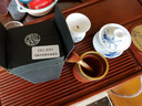 神雕（SHEN DIAO）茶具配件茶道六君子套裝茶藝擺件家用高檔泡茶工具6件套杯墊 花梨木-祥云茶筒 曬單實拍圖