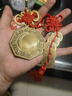 繽越八卦鏡凸鏡掛大門(mén)銅鏡子掛件陽(yáng)臺凸面鏡門(mén)口黃銅八卦鏡 6.6cm 曬單實(shí)拍圖