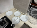 陶溪川 CERAMIC ART AVENUE景德鎮陶瓷餐具家用簡(jiǎn)約純白中國色吃飯碗盤(pán)魚(yú)盤(pán)菜盤(pán)湯鍋瓷器單個(gè) 暮雪-8英寸深盤(pán) 6個(gè) 曬單實(shí)拍圖