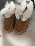 UGG秋季女士時(shí)尚舒適純色平底保暖茸茸短靴懶人毛毛鞋 1158224 CHE | 栗色 36 鞋款偏小，建議拍大一碼 曬單實(shí)拍圖