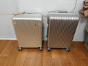 新秀麗（Samsonite）行李箱20英寸拉桿箱鋁鎂合金旅行箱高端密碼登機箱銀色DB3 曬單實(shí)拍圖