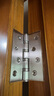 虎頓（HOTUN）合頁(yè)五金鉸鏈平開(kāi)合頁(yè)不銹鋼PH02（1片）本色 曬單實(shí)拍圖