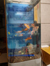 美諾魚(yú)缸客廳半圓型魚(yú)缸屏風(fēng)大中小型家用落地式玻璃金魚(yú)缸生態(tài)免換水 灰色 50*40*138 曬單實(shí)拍圖