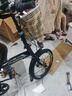 鳳凰（Phoenix）折疊自行車成人便攜7速小輪型男女學(xué)生兒童單車 優(yōu)雅 20英寸 黑色 曬單實(shí)拍圖