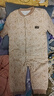 婧麒（JOYNCLEON）嬰兒連體衣新生兒衣服秋冬保暖夾棉哈衣滿月寶寶內(nèi)衣純棉連體衣 大樹黃【優(yōu)選精梳棉】 80cm 曬單實拍圖