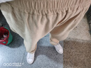 啄木鳥純棉寬松九分褲復(fù)古百搭哈倫褲 卡其色好質(zhì)量 2XL 【建議125-145斤】 曬單實(shí)拍圖