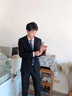 九牧王（JOEONE）中老年爸爸商務(wù)免燙西褲男春秋寬松大碼彈力休閑西褲直筒高端男褲 廳局蘭 40 曬單實(shí)拍圖