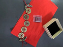 丹斯提尼裝修壓門(mén)檻石加厚五帝錢(qián)專(zhuān)用化解入戶(hù)門(mén)過(guò)門(mén)石下壓的銅錢(qián)招財貔貅 2.3cm薄錢(qián)五帝錢(qián)+貔貅一對/已串 曬單實(shí)拍圖