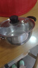【正品】不銹鋼湯鍋蒸鍋雙耳家用電磁爐泡面奶鍋通用燃氣 18cm 高級防燙送高端可內(nèi)視蓋子 曬單實拍圖