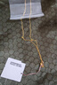 六福珠寶 足金簡(jiǎn)約黃金項鏈女款素鏈鎖骨鏈 計價(jià) 約2.53克 曬單實(shí)拍圖