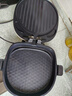 九陽(yáng)（Joyoung）電餅鐺三明治機早餐機 36mm加深烤盤(pán) 0氟鈦瓷超耐磨少油 下盤(pán)可拆 漩渦加熱大火力烙餅鍋GK732 曬單實(shí)拍圖