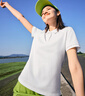 安踏休閑POLO衫短袖 女2025夏季新款翻領(lǐng)t恤透氣運動(dòng)上衣162528101 雪花白-1 M (女165) 曬單實(shí)拍圖