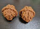 彩荷 文玩核桃麻核桃獅子頭四座樓官帽白獅子把玩核桃手把件送男士 四座樓獅子頭(約36-38mm) 曬單實(shí)拍圖