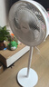 美的（Midea）電風(fēng)扇 家用七葉立式落地扇宿舍臥室輕音節能搖頭桌面小風(fēng)扇大風(fēng)力空氣循環(huán)風(fēng)扇 SAF30AC  曬單實(shí)拍圖