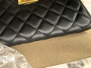 CHARLES&KEITH25夏季新品葉片裝飾單肩斜挎包腋下包七夕禮物CK2-20782576 Taupe Canvas灰褐色/米色 S 曬單實(shí)拍圖