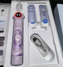 usmile笑容加兒童電動(dòng)牙刷 數(shù)字牙刷 Q20流光紫 適用3-15歲 學(xué)生禮物 生日禮物 兒童禮物 曬單實(shí)拍圖