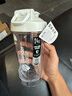 Blender Bottle 搖搖杯運動(dòng)水壺健身水杯 蛋白粉攪拌球奶男士女生大容量塑料杯子 24oz白色710ml 0 曬單實(shí)拍圖