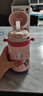 babycare兒童保溫杯大寶寶學(xué)飲吸管水杯水壺霸王龍不銹鋼保溫杯上學(xué) 恐龍背帶款+吸嘴-引力洋紅 450ml 曬單實拍圖