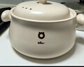 小熊（Bear）砂鍋白墩墩煲湯鍋耐高溫不開裂4.5L大寬口燉鍋陶瓷鍋【蓮姐同款】 曬單實拍圖