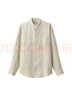 無(wú)印良品（MUJI）男式 漢麻水洗 立領(lǐng) 長(zhǎng)袖襯衫 男士襯衣外套男裝25年夏季AC216A5S 淡綠色 XL (180/104A) 曬單實(shí)拍圖