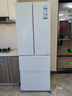 海爾（Haier）冰箱345升彩晶面板一級能效風(fēng)冷無(wú)霜超薄家用法式多門(mén)雙開(kāi)門(mén)四門(mén)四開(kāi)門(mén)小戶(hù)型Leader系列電冰箱 鋼化玻璃面板丨凈味除菌丨升級款丨 345升 曬單實(shí)拍圖