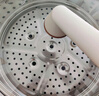 美的（Midea）電炒鍋 電蒸鍋 電煮鍋 家用多功能電火鍋 煎炒蒸煮炒菜鍋 4L多用途鍋一體宿舍鍋 HCG2816 配蒸籠 曬單實(shí)拍圖
