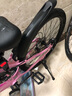 鳳凰兒童自行車(chē)男女孩青少年學(xué)生5-6-8-10-12-15到18歲山地車(chē)成年禮物 【高配變速】粉丨減震碟剎輻條輪 24寸（適用身高150-170cm） 曬單實(shí)拍圖