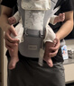 貝肽斯腰凳嬰兒背帶前抱式0-36個(gè)月前后兩用新生兒寶寶多功能背娃神器 【送抗菌口水巾*1】升級透氣款-卡斯灰 曬單實(shí)拍圖