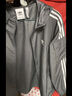 adidas經(jīng)典三條紋運動連帽夾克外套男女秋季阿迪達斯三葉草 黑色   L 曬單實拍圖