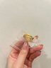老廟黃金耳環(huán)批花C形耳釘耳圈生日送媽媽復(fù)購補(bǔ)貼送女友七夕禮物 曬單實(shí)拍圖