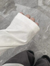 森馬（Semir）王安宇同款|長袖T恤男純棉打底衫純色情侶冬上衣寬松109725101201 曬單實(shí)拍圖