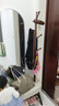 家逸實(shí)木換鞋凳掛衣架一體入戶(hù)門(mén)口穿鞋凳子進(jìn)門(mén)玄關(guān)鞋架組合60cm櫸木 曬單實(shí)拍圖