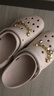 卡駱馳（crocs）經(jīng)典云朵clog洞洞鞋女鞋戶外涼鞋拖鞋厚底涼拖 206750-6UR W7 曬單實(shí)拍圖