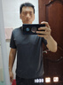 短袖t恤男夏季圓領(lǐng)透氣運動(dòng)休閑百搭潮流彈力打底衫 網(wǎng)眼短T灰色 3XL 曬單實(shí)拍圖