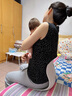 歐孕喂奶座椅孕婦哺乳床上護腰寶媽靠背產(chǎn)后月子久坐人體工學(xué)坐墊椅 淺灰【加大款 300斤以下適用】 曬單實(shí)拍圖