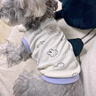 JCZS米菲兔狗狗衣服春秋泰迪比熊小型犬華夫格馬爾濟斯貓咪寵物服裝夏 白紫-華夫格面料 L建議8-10斤左右 曬單實(shí)拍圖