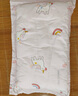 水星兒童（MERCURY Kids）幼兒園全棉抗菌對枕套(奶油粉/粉桃桃)30cm×50cm 嬰幼兒A類 曬單實拍圖