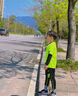 兒童運(yùn)動(dòng)服套裝春秋夏男女童緊身衣足球服速干衣羽毛球服訓(xùn)練服 熒光綠四件套 百分之90%購買 130 （24尺120-130cm）50斤左右 曬單實(shí)拍圖