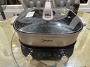 美的（Midea）電火鍋 火鍋專用鍋分體式鴛鴦鍋 電煮鍋多功能鍋3分06秒分區(qū)電熱鍋6.5L多用途鍋HGS303015 曬單實(shí)拍圖