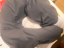 赟婭旅行按壓u型充氣枕便攜護脖枕飛機高鐵睡覺(jué)靠枕辦公室午睡u形頭枕 夏涼冰絲-深灰【多功能款】單枕 曬單實(shí)拍圖
