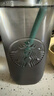 星巴克（Starbucks）墨水系列三角底造型玻璃吸管杯473ml水杯子學(xué)生生日禮物畢業(yè)禮物 曬單實(shí)拍圖