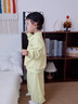 follow me兒童衛衣套裝秋裝2025新款男女寶寶卡通衛衣褲子秋季嬰幼兒衣 奶油黃綠色 73 默認尺碼10 曬單實(shí)拍圖