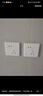 ABB 開(kāi)關(guān)插座面板 軒璞系列白色  10A錯(cuò)位斜五孔USB充電 電源插座 五孔插座 曬單實(shí)拍圖