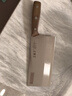 王麻子菜刀廚師專用廚片刀3號(hào) 切片切肉鍛打刀具廚房鋒利家用切菜刀 曬單實(shí)拍圖