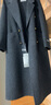范思藍恩經(jīng)典大氣正肩翻駁領(lǐng)大衣女冬2025新款雙面呢毛呢外套4197 深灰色 XS 曬單實(shí)拍圖