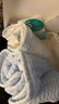 全棉時(shí)代兒童水洗紗布面巾純棉抗菌洗臉小毛巾 禮盒2條裝 冰蘭30×50cm 曬單實(shí)拍圖